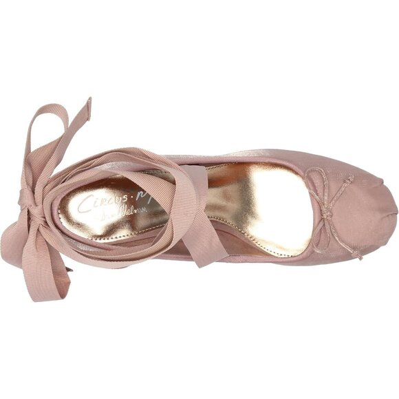 Circus by Sam Edelman Womens Blush French Macaroon Fabric Block Heel Della Pump - Picture 5 of 7